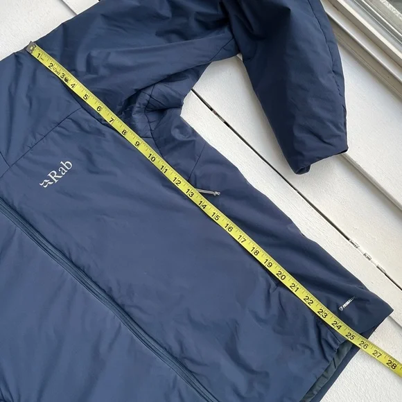 Rab โข Men's Xenair Alpine Light hooded Jacket in Tempest Blue โข Size M - Picture 6 of 14